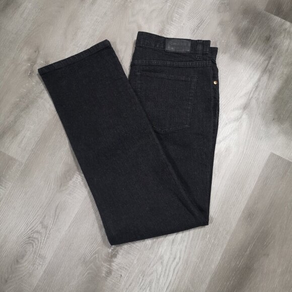 Chaps Denim Ladies Size 10 Straight Leg Black Jeans - Picture 9 of 12